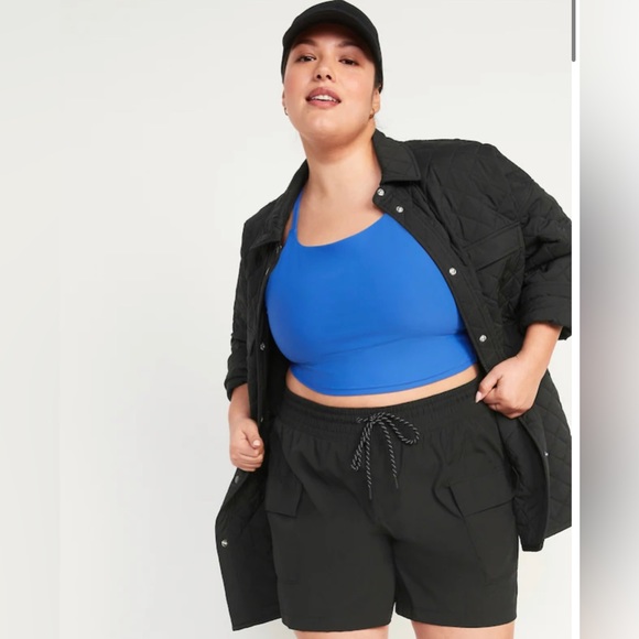 Old Navy High-Waisted StretchTech Cargo Shorts for Women -- 5-inch inseam 3 XL - Picture 4 of 4